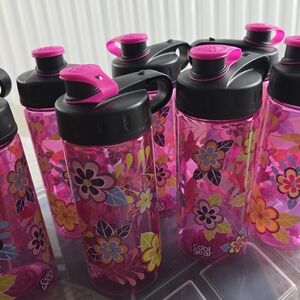 Bundle Of 7 Cool Gear Pink Floral Water Bottles Price Is For Bundle